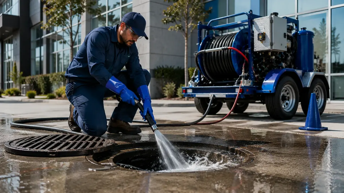 Commercial Hydro Jet Drain Cleaning in Lucerne Valley